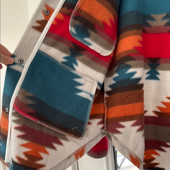 Colorful Aztec Patterned Jacket - Picture 6 of 10